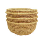 panier fait main en fibre naturelle
