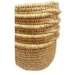 panier fait main en fibre naturelle