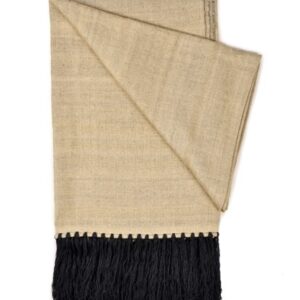 plaid en bambou gold