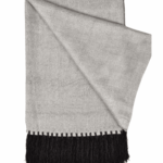 plaid en bambou silver