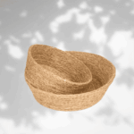 panière ronde tressée main