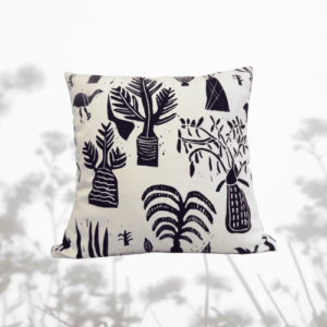 housse de coussin San Elephant & Tree