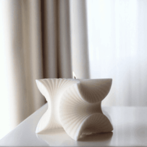 bougie cubisme en cire de soja