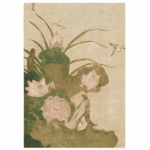 impression d'art fleurs de lotus